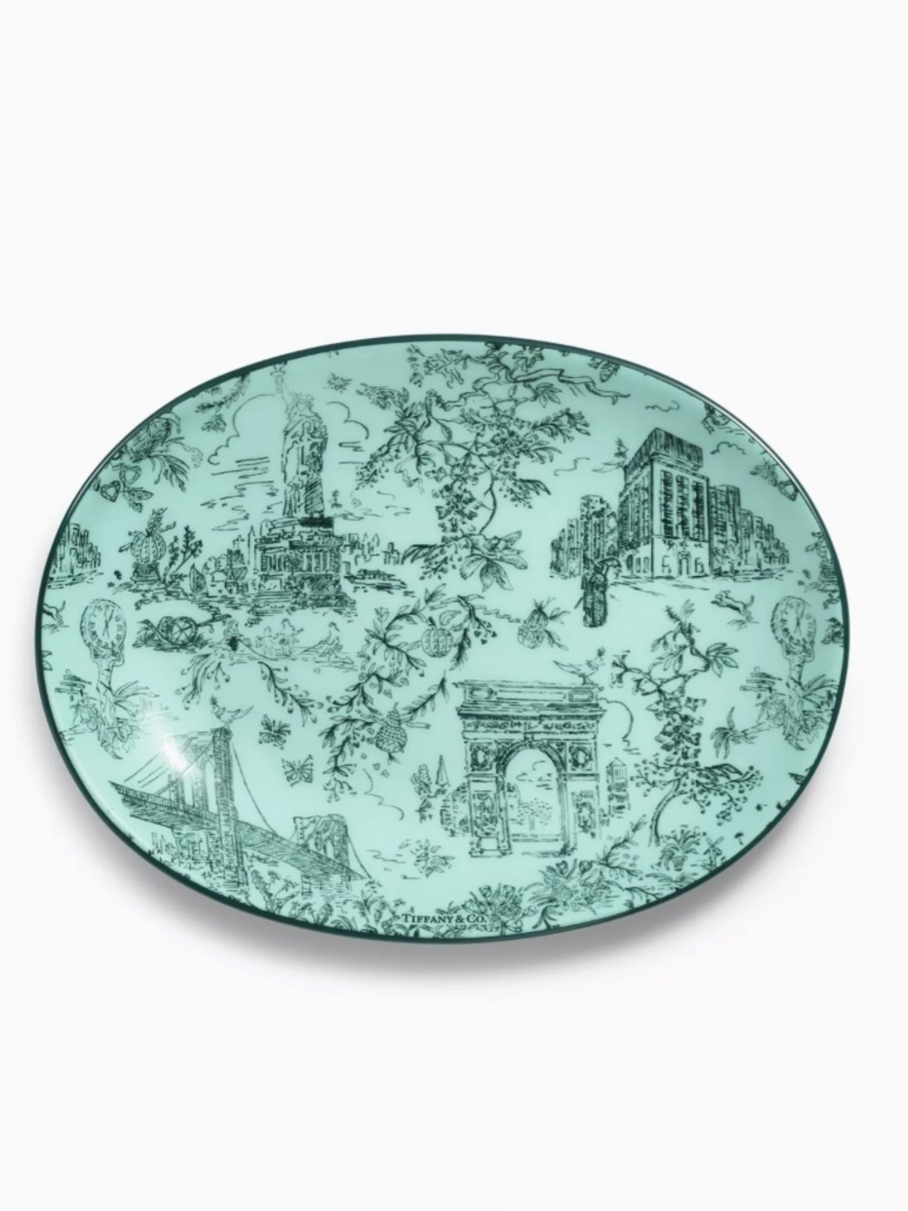 Tiffany & Co. Toile Butter Plate